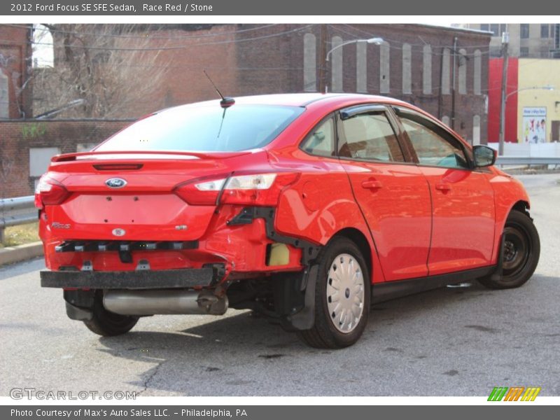 Race Red / Stone 2012 Ford Focus SE SFE Sedan