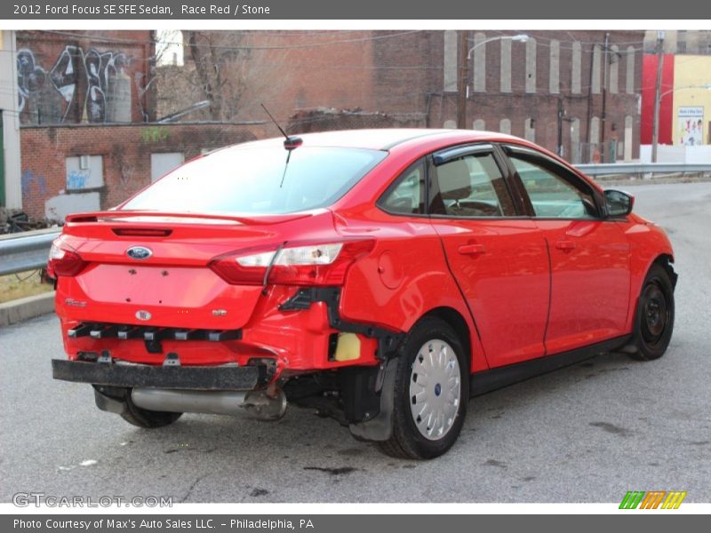 Race Red / Stone 2012 Ford Focus SE SFE Sedan
