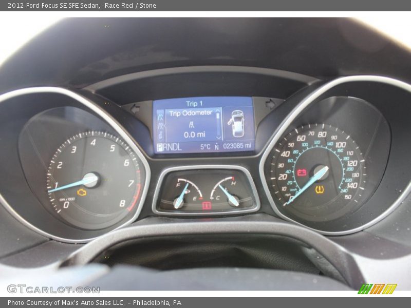 Race Red / Stone 2012 Ford Focus SE SFE Sedan