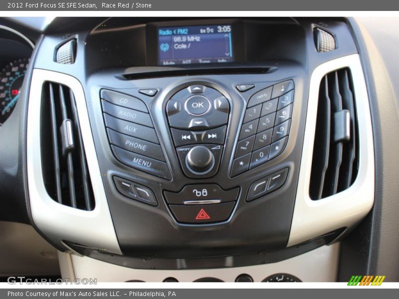 Race Red / Stone 2012 Ford Focus SE SFE Sedan