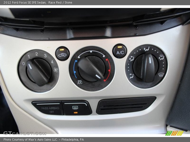 Race Red / Stone 2012 Ford Focus SE SFE Sedan