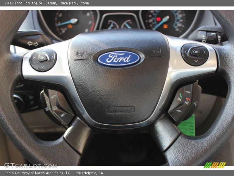 Race Red / Stone 2012 Ford Focus SE SFE Sedan