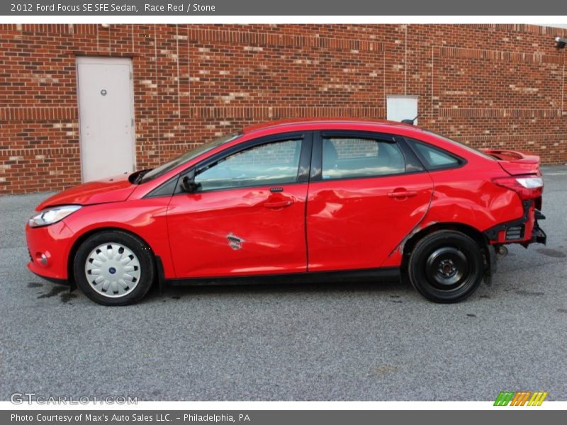 Race Red / Stone 2012 Ford Focus SE SFE Sedan