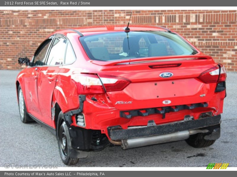Race Red / Stone 2012 Ford Focus SE SFE Sedan