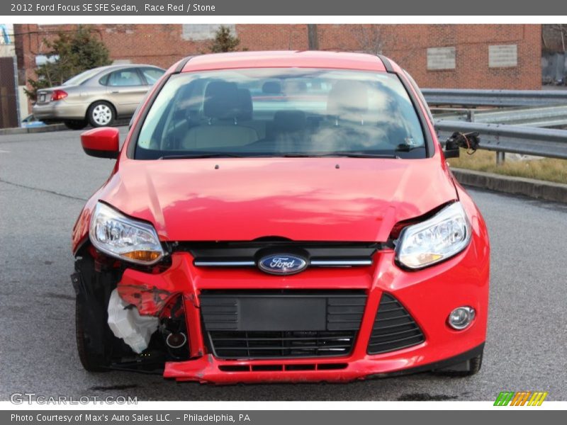 Race Red / Stone 2012 Ford Focus SE SFE Sedan