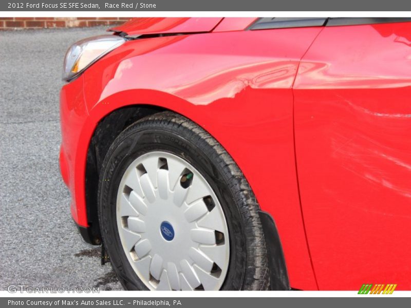Race Red / Stone 2012 Ford Focus SE SFE Sedan