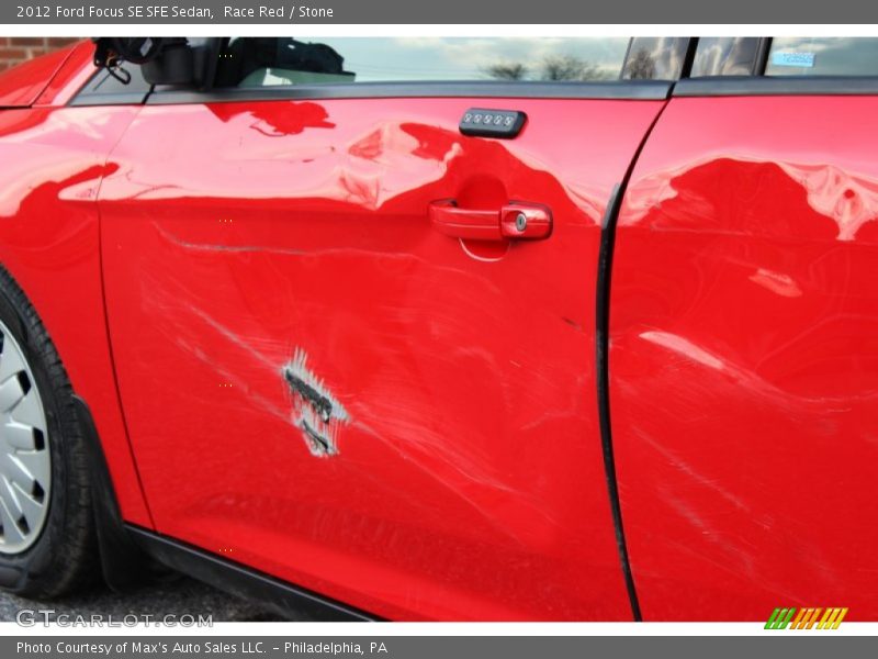 Race Red / Stone 2012 Ford Focus SE SFE Sedan