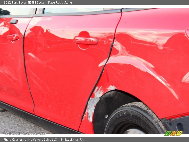 Race Red / Stone 2012 Ford Focus SE SFE Sedan
