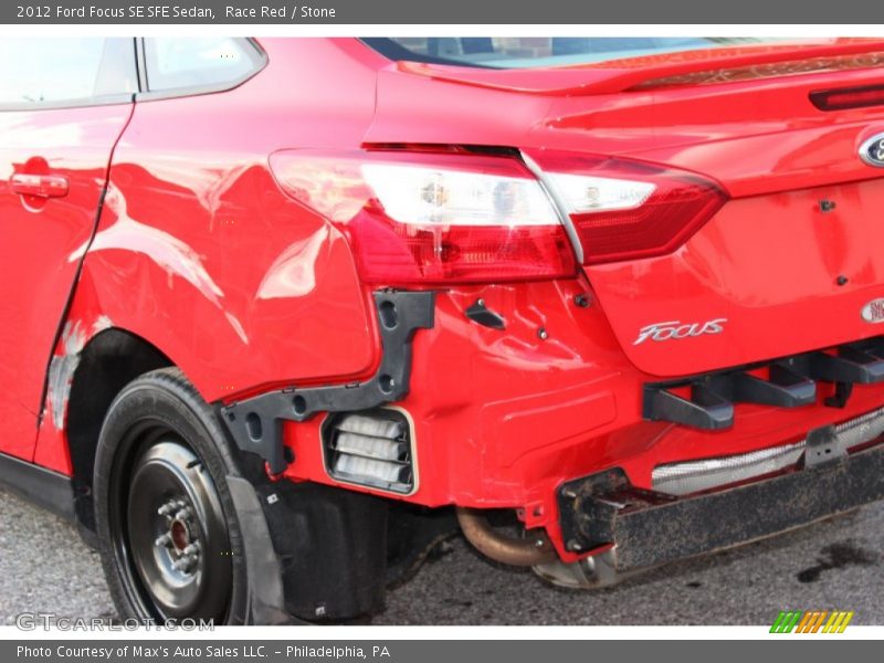 Race Red / Stone 2012 Ford Focus SE SFE Sedan