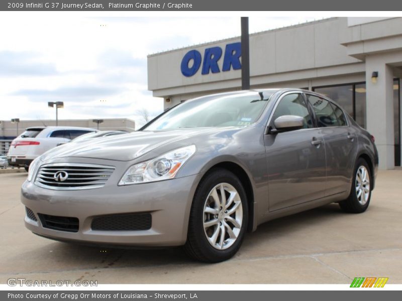 Platinum Graphite / Graphite 2009 Infiniti G 37 Journey Sedan