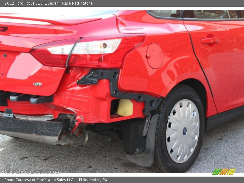 Race Red / Stone 2012 Ford Focus SE SFE Sedan