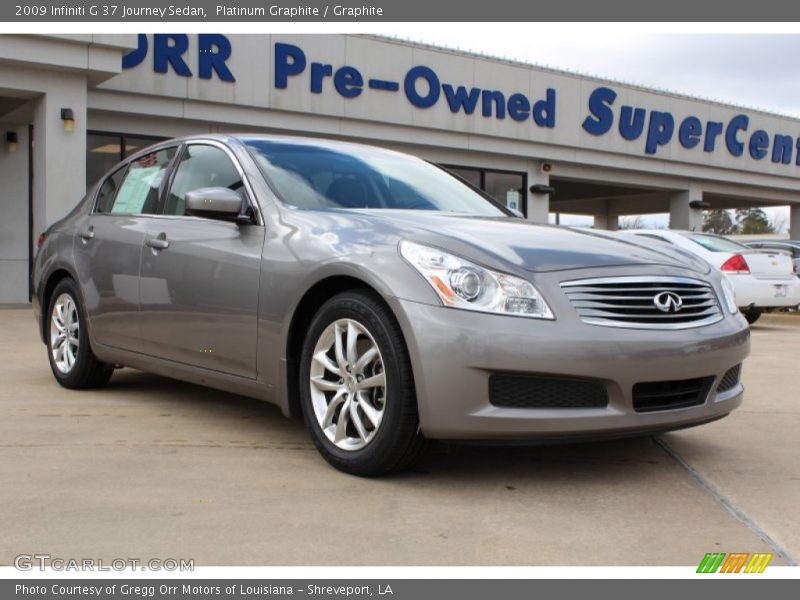 Platinum Graphite / Graphite 2009 Infiniti G 37 Journey Sedan