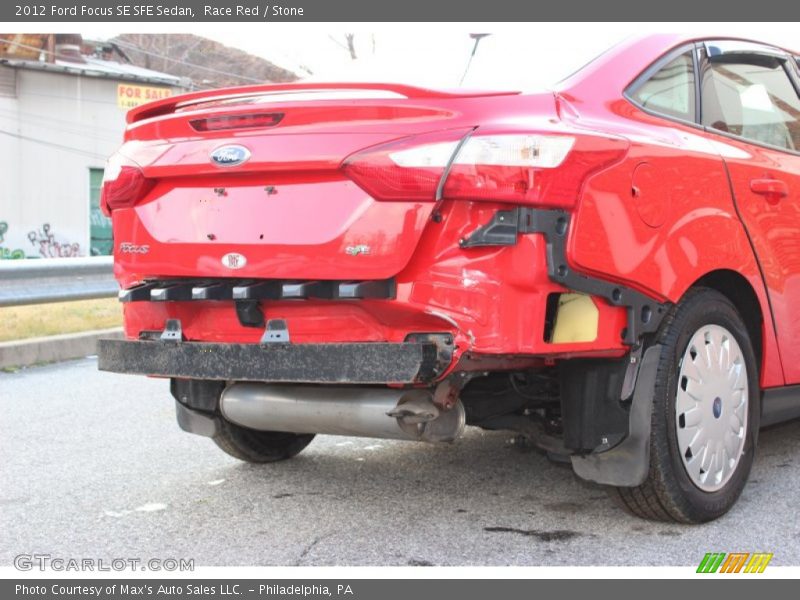 Race Red / Stone 2012 Ford Focus SE SFE Sedan