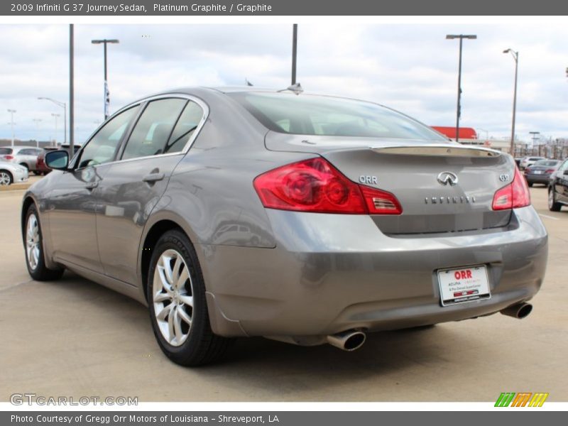 Platinum Graphite / Graphite 2009 Infiniti G 37 Journey Sedan