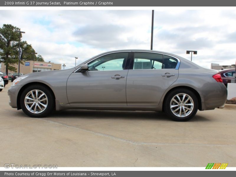 Platinum Graphite / Graphite 2009 Infiniti G 37 Journey Sedan