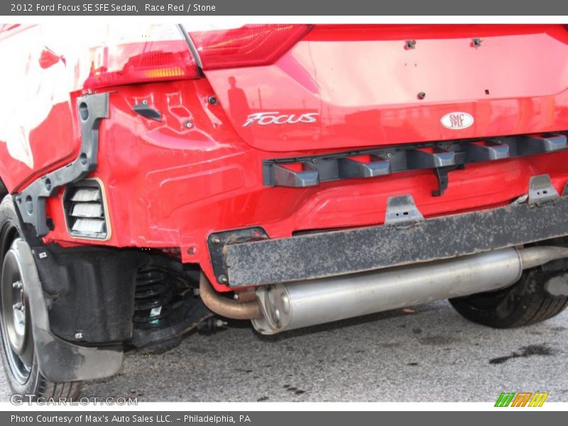 Race Red / Stone 2012 Ford Focus SE SFE Sedan