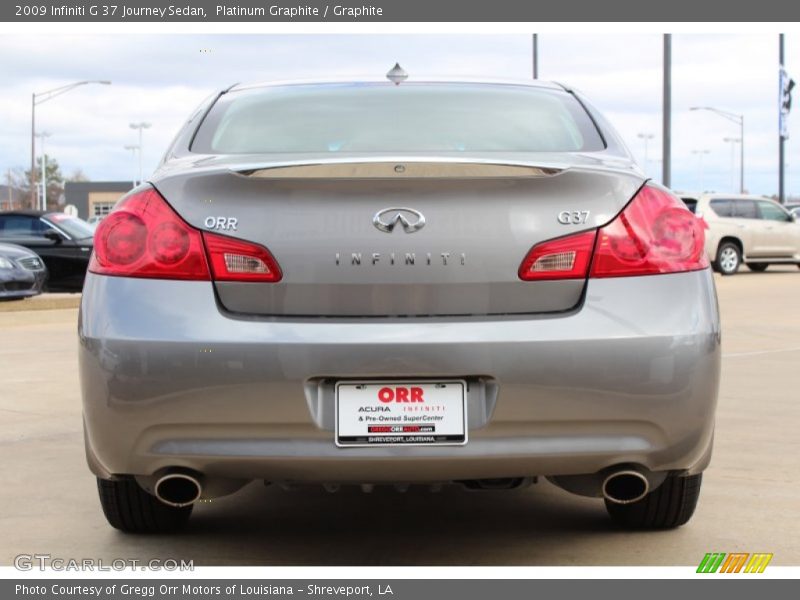 Platinum Graphite / Graphite 2009 Infiniti G 37 Journey Sedan