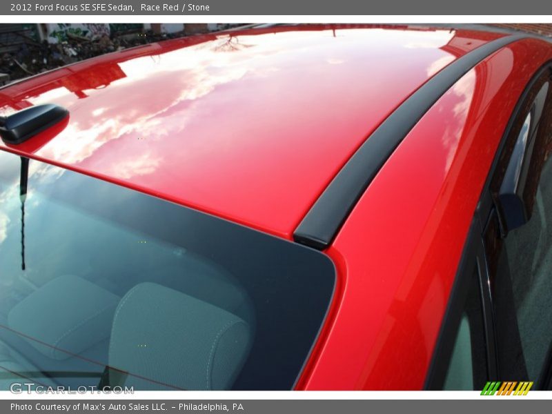 Race Red / Stone 2012 Ford Focus SE SFE Sedan