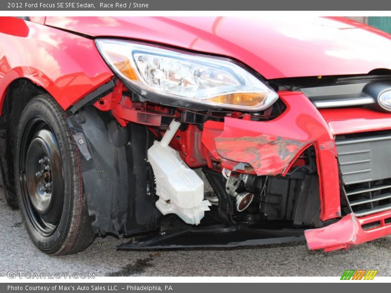 Race Red / Stone 2012 Ford Focus SE SFE Sedan