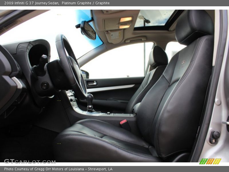 Platinum Graphite / Graphite 2009 Infiniti G 37 Journey Sedan