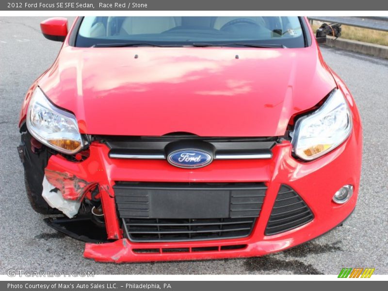 Race Red / Stone 2012 Ford Focus SE SFE Sedan