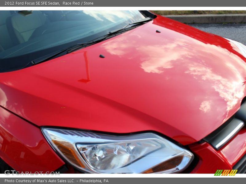 Race Red / Stone 2012 Ford Focus SE SFE Sedan