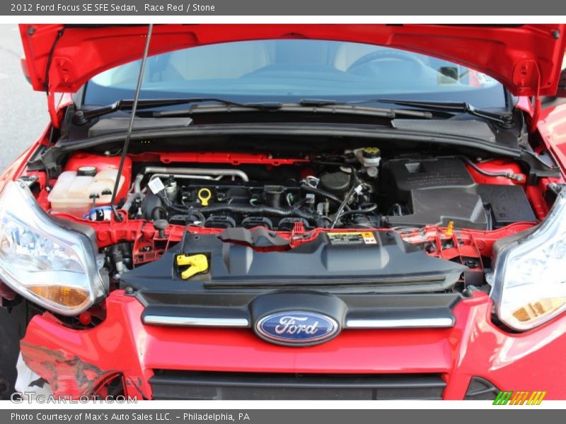 Race Red / Stone 2012 Ford Focus SE SFE Sedan