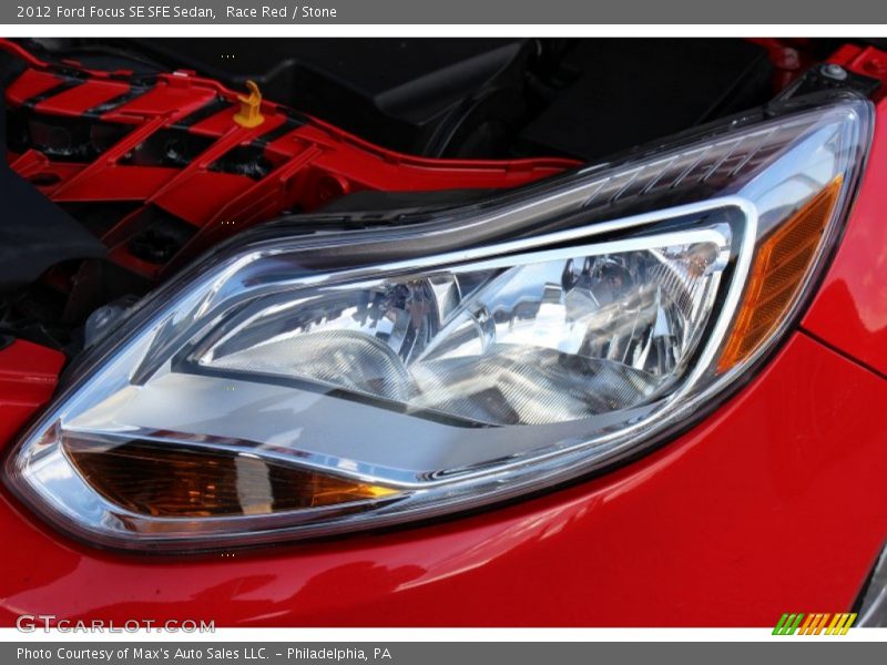 Race Red / Stone 2012 Ford Focus SE SFE Sedan