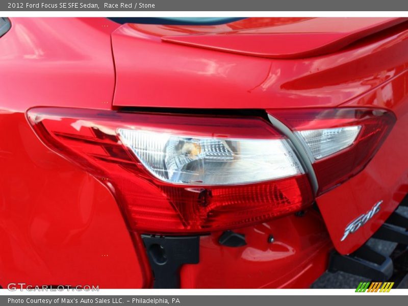Race Red / Stone 2012 Ford Focus SE SFE Sedan