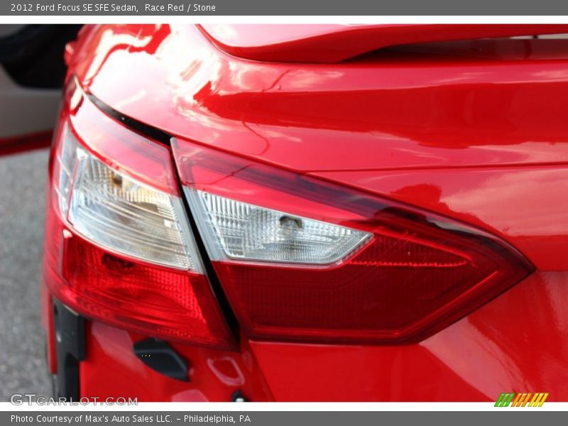 Race Red / Stone 2012 Ford Focus SE SFE Sedan