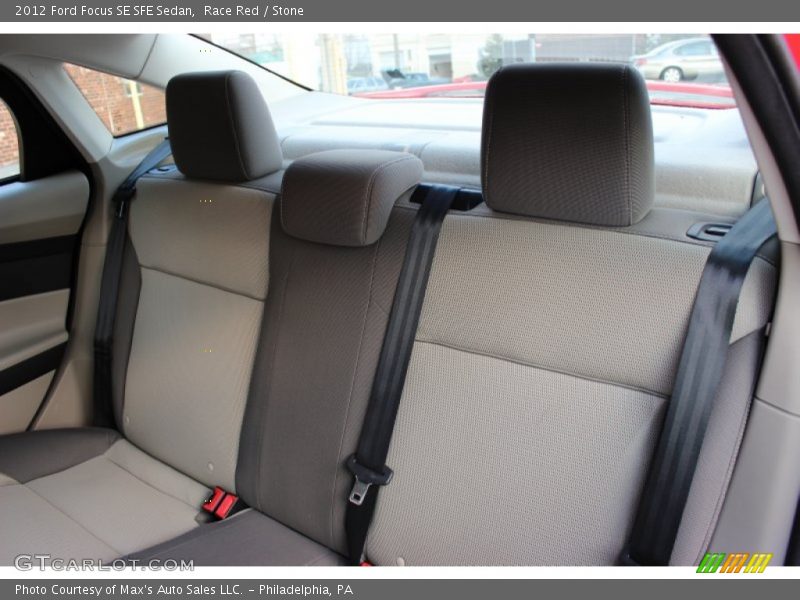 Race Red / Stone 2012 Ford Focus SE SFE Sedan