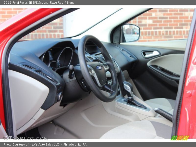 Race Red / Stone 2012 Ford Focus SE SFE Sedan