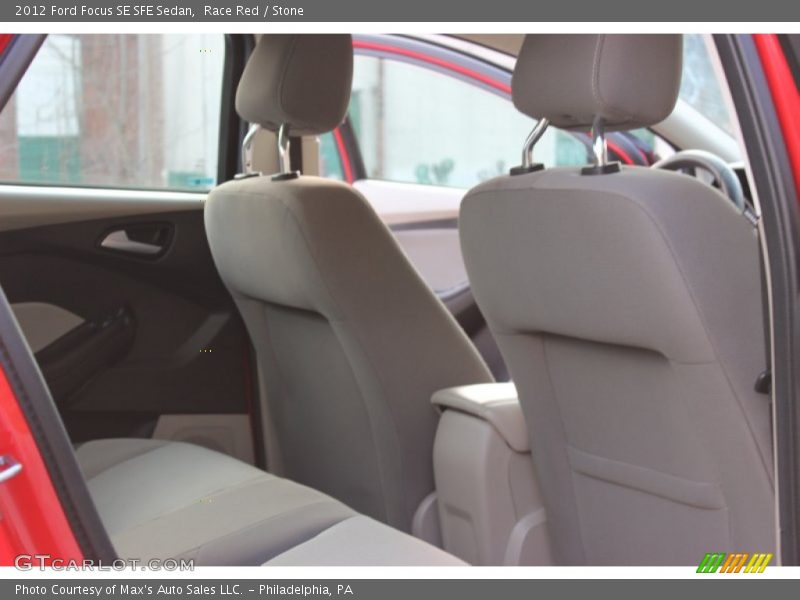 Race Red / Stone 2012 Ford Focus SE SFE Sedan