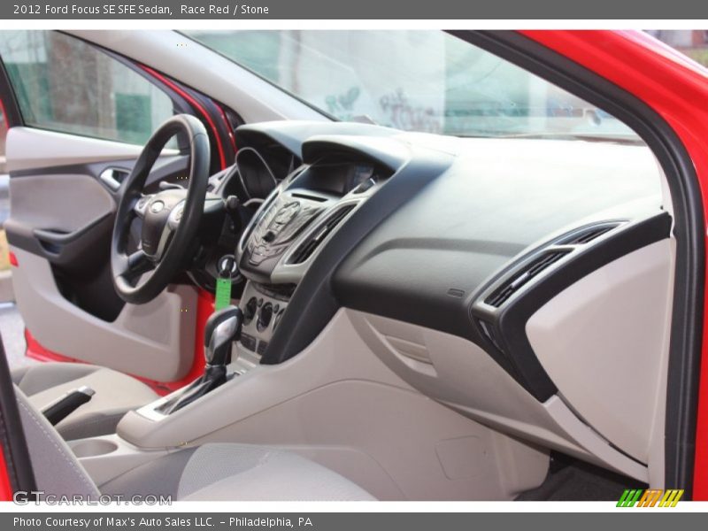 Race Red / Stone 2012 Ford Focus SE SFE Sedan