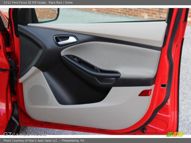 Race Red / Stone 2012 Ford Focus SE SFE Sedan