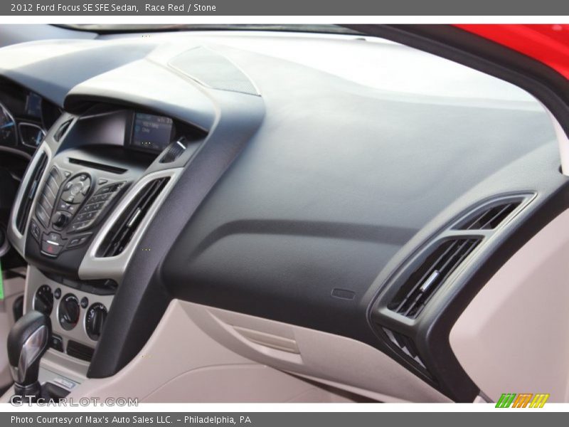 Race Red / Stone 2012 Ford Focus SE SFE Sedan