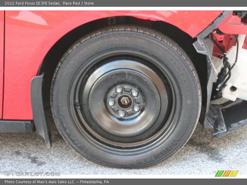 Race Red / Stone 2012 Ford Focus SE SFE Sedan