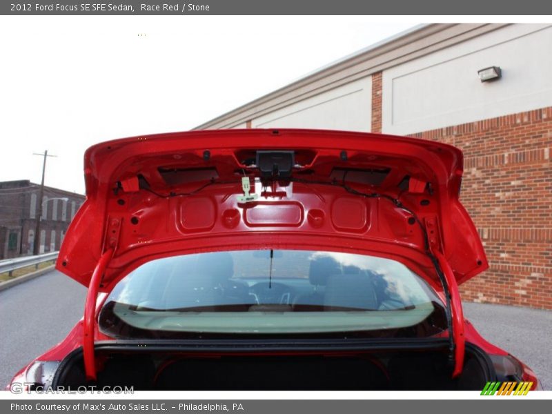 Race Red / Stone 2012 Ford Focus SE SFE Sedan