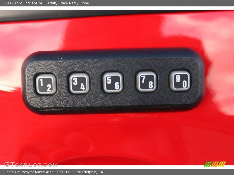 Race Red / Stone 2012 Ford Focus SE SFE Sedan