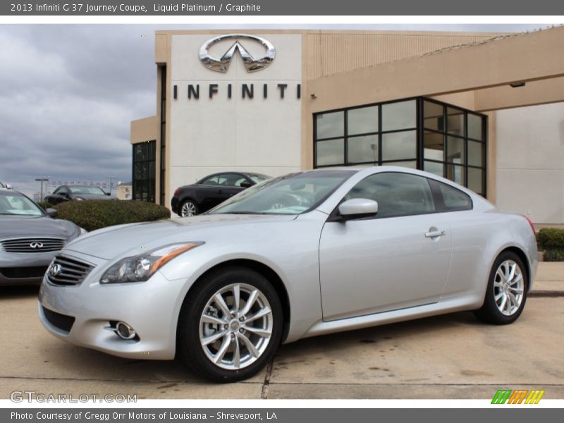 Front 3/4 View of 2013 G 37 Journey Coupe