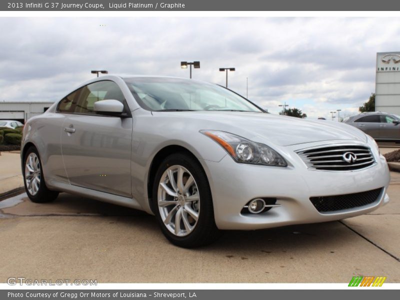 Liquid Platinum / Graphite 2013 Infiniti G 37 Journey Coupe