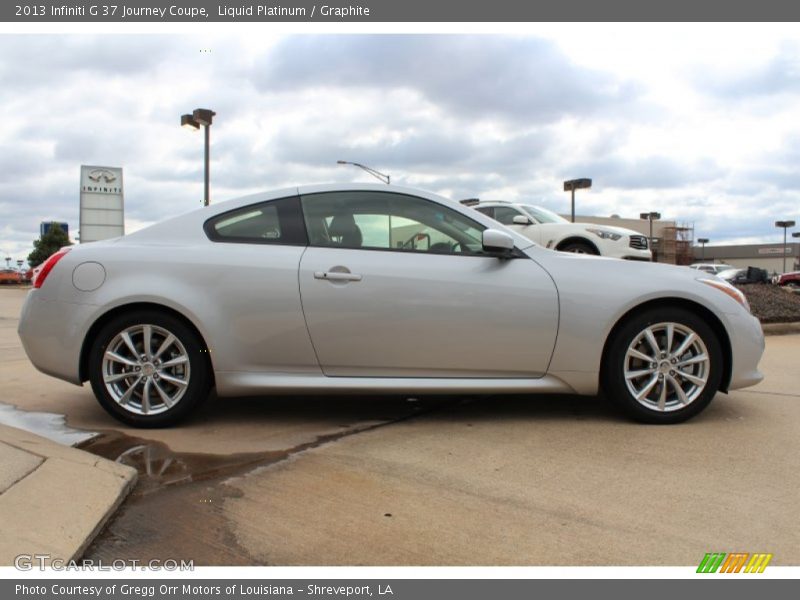 Liquid Platinum / Graphite 2013 Infiniti G 37 Journey Coupe