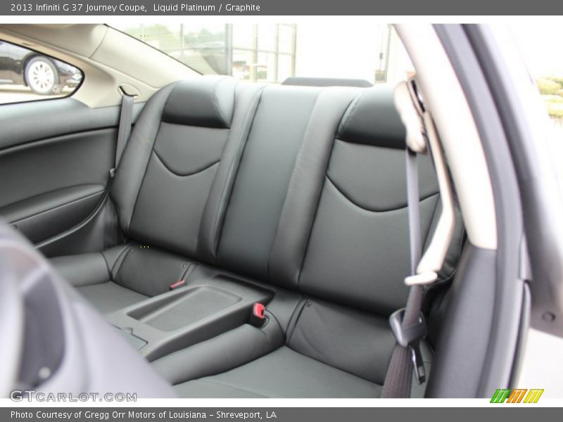 Rear Seat of 2013 G 37 Journey Coupe
