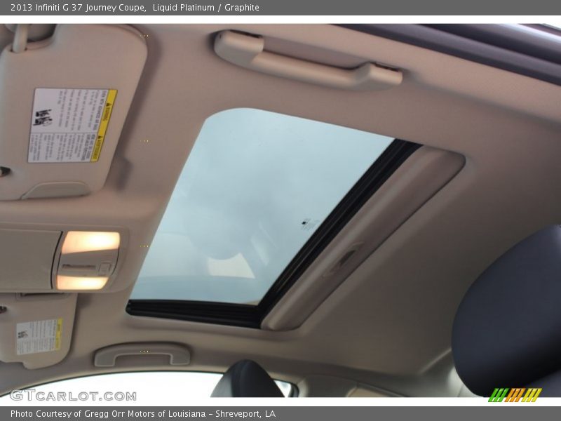 Liquid Platinum / Graphite 2013 Infiniti G 37 Journey Coupe