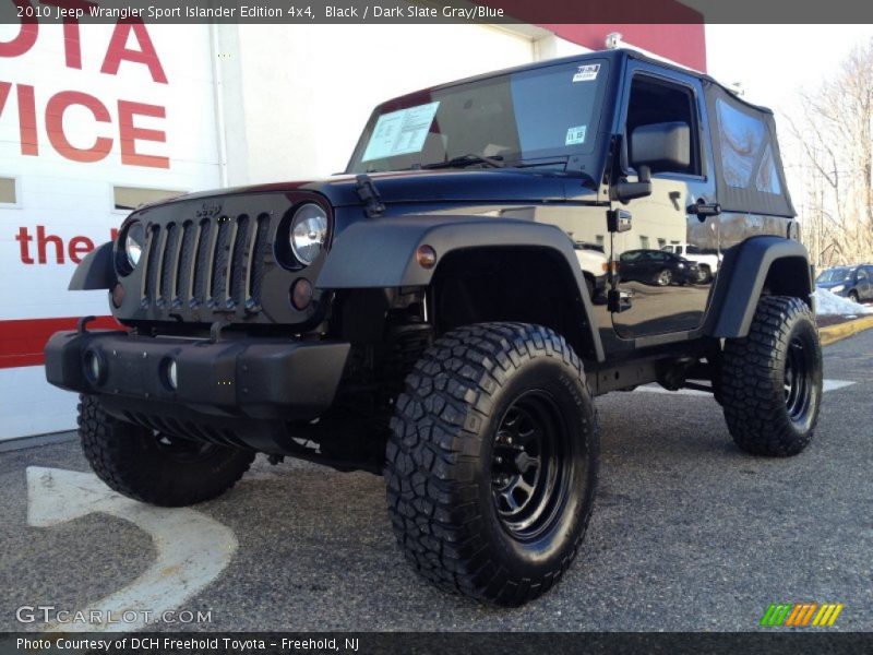 Black / Dark Slate Gray/Blue 2010 Jeep Wrangler Sport Islander Edition 4x4