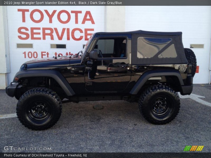 Black / Dark Slate Gray/Blue 2010 Jeep Wrangler Sport Islander Edition 4x4
