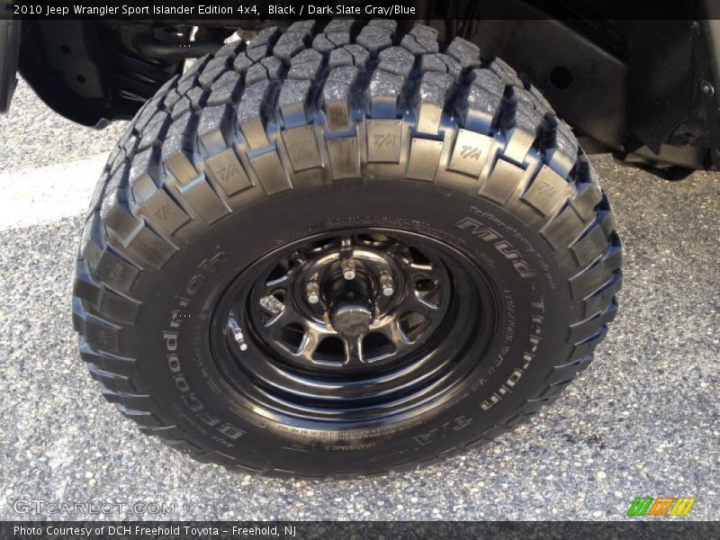 Black / Dark Slate Gray/Blue 2010 Jeep Wrangler Sport Islander Edition 4x4