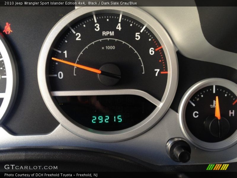 Black / Dark Slate Gray/Blue 2010 Jeep Wrangler Sport Islander Edition 4x4