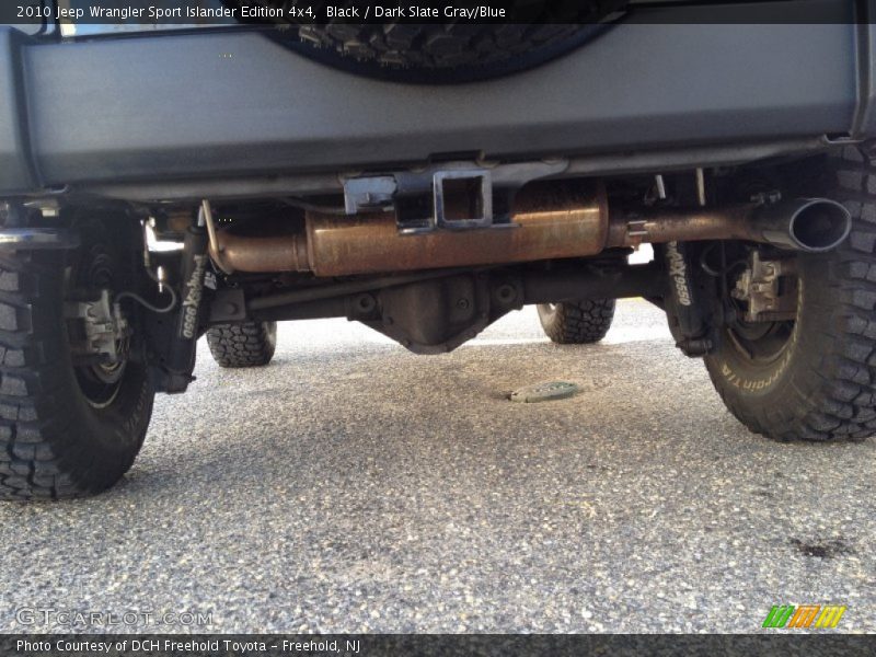 Undercarriage of 2010 Wrangler Sport Islander Edition 4x4