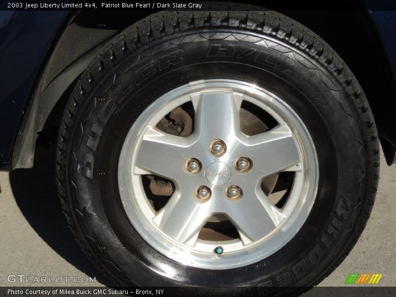 Patriot Blue Pearl / Dark Slate Gray 2003 Jeep Liberty Limited 4x4